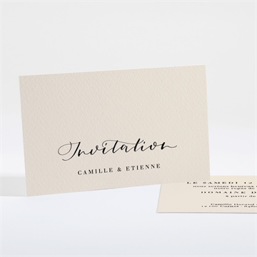 Carton d'invitation mariage un grand jour