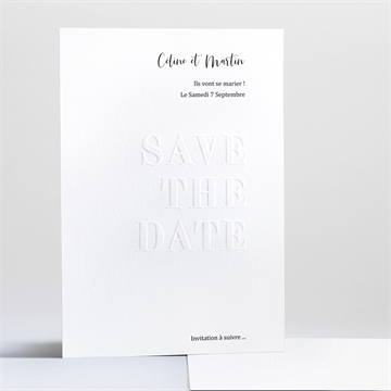 Save the Date mariage réf. N241217