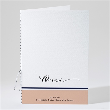 Livret de messe mariage follement oui