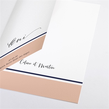 Livret de messe mariage follement oui - Détail du livret