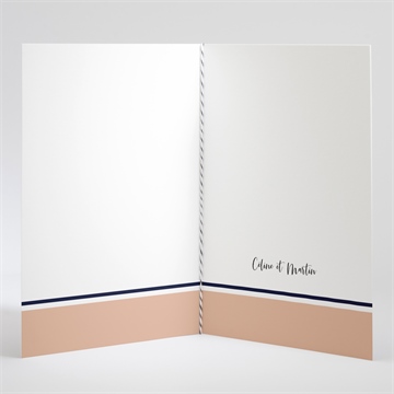 Livret de messe mariage follement oui - Intérieur du livret