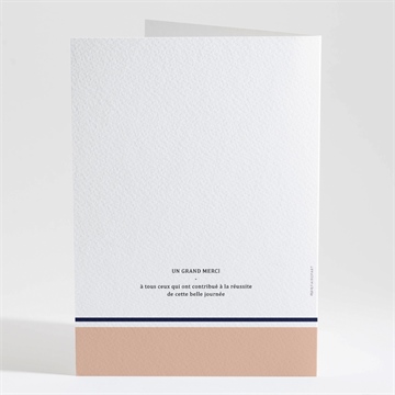 Livret de messe mariage follement oui - Dos du livret