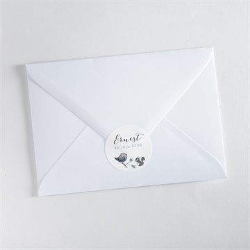 Sticker naissance dans sa couronne - Mise en situation