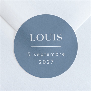 Sticker naissance moderne et tendance duo