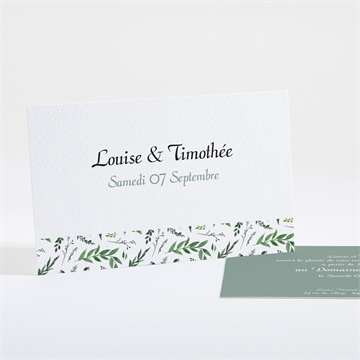 Carton d'invitation mariage evidence