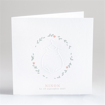 Faire-part naissance délicatement