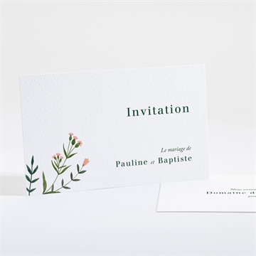 Carton d'invitation mariage encadrés