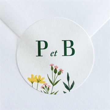 Sticker mariage encadrés