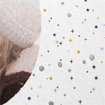 Carte de voeux voeux en or - Détail de la carte