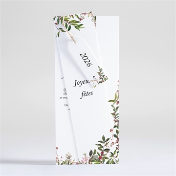 Carte de voeux voeux élégants