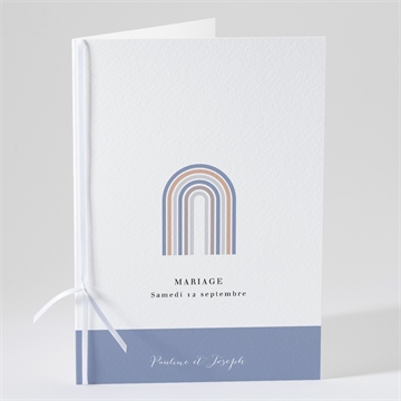 Livret de messe mariage l'arc-en-ciel