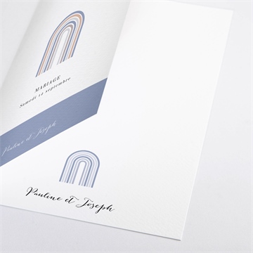 Livret de messe mariage l'arc-en-ciel - Détail du livret