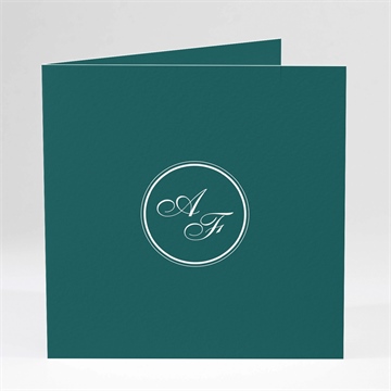 Faire-part mariage monogramme