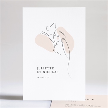 Faire-part mariage tendres