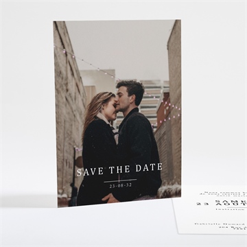 Save the Date mariage un point c'est nous