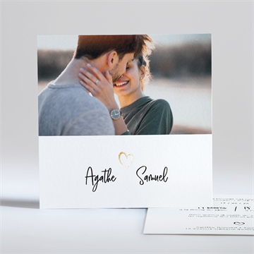 Faire-part mariage juste nous