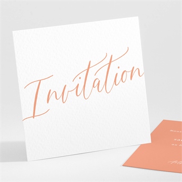 Carton d'invitation mariage fantasques