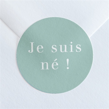 Sticker naissance son petit nid