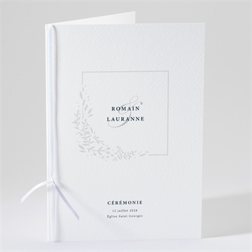 Livret de messe mariage en relief