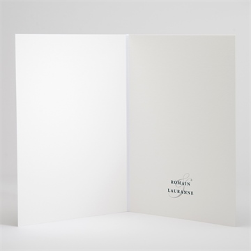 Livret de messe mariage en relief - Intérieur du livret