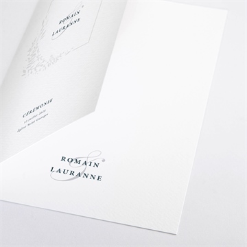 Livret de messe mariage en relief - Détail du livret