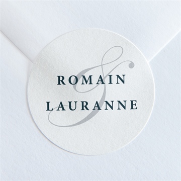 Sticker mariage en relief