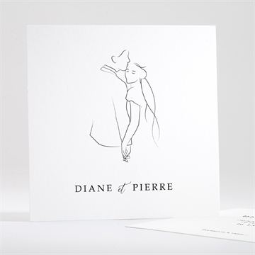 Save the Date mariage belle esquisse