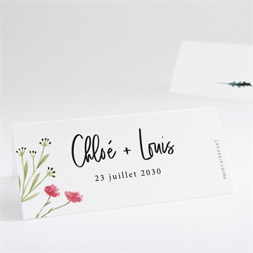 Marque-place mariage art champêtre bracelet