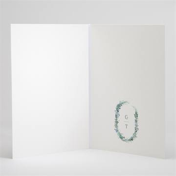 Livret de messe mariage poésie d'aquarelle - Intérieur du livret