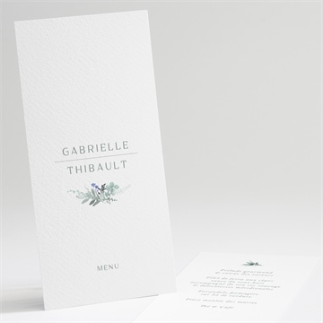 Menu mariage poésie d'aquarelle sticker