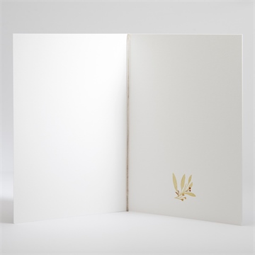 Livret de messe mariage nature et lumière - Intérieur du livret