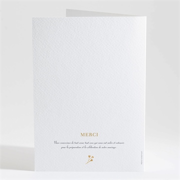 Livret de messe mariage nature et lumière - Dos du livret