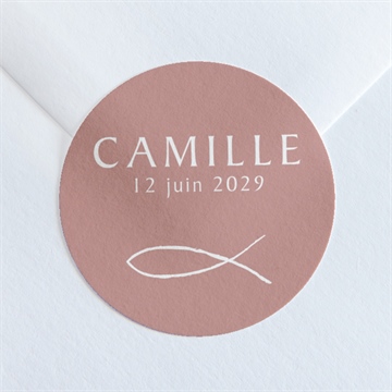 Sticker communion jolies grâces dorure