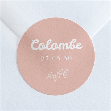 Sticker naissance sous toutes les coutures