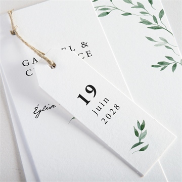 Faire-part mariage so chic - Détail du faire-part