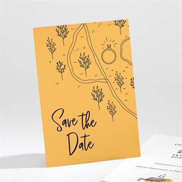 Save the Date mariage bohême chic