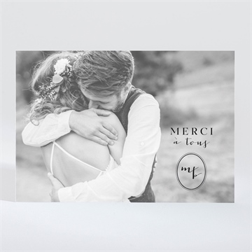 Remerciement mariage médaillon magnet