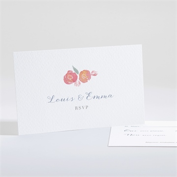 Carton réponse mariage couronnés
