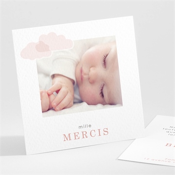 Remerciement naissance ma petite baleine