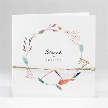 Faire-part décès farandole