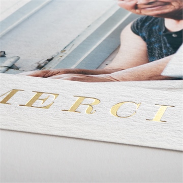 Remerciement décès recueil - Détail du faire-part