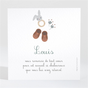 Remerciement naissance tendrement lui