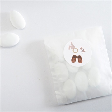 Sticker naissance mes petites affaires - Mise en situation