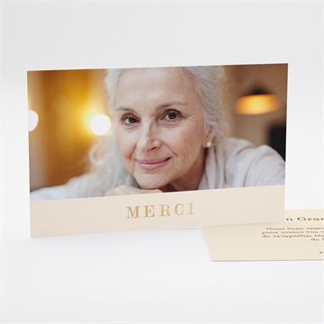 Remerciement décès douceur et foi