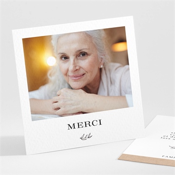 Remerciement décès sa présence