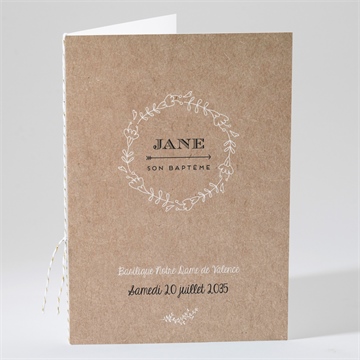 Livret de messe baptême belle histoire sacrée