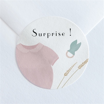 Sticker naissance son petit look