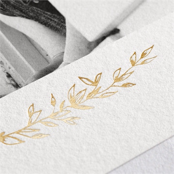 Remerciement décès belle nostalgie - Détail de la carte