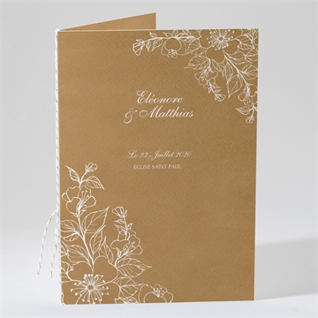 Livret de messe mariage belle découverte sticker