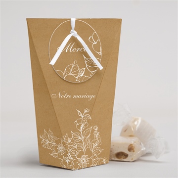 Boîte surprise mariage belle découverte sticker